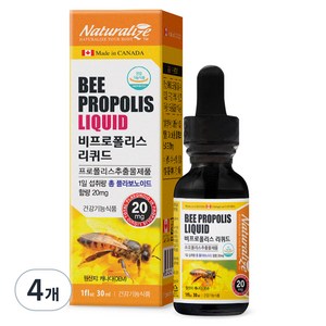 네추럴라이즈 비프로폴리스 리퀴드, 30ml, 4개