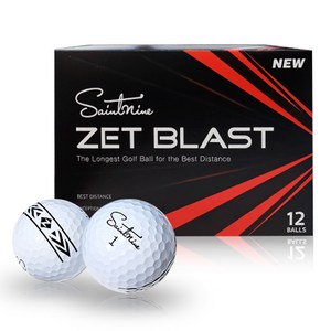 세인트나인 ZET BLAST 골프공 3피스