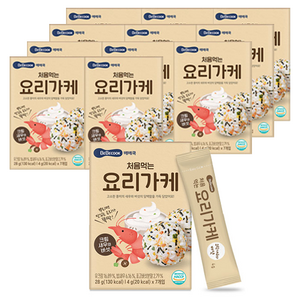 베베쿡 처음 먹는 요리가케 크림새우와 버섯