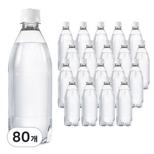 탐사 아쿠아 스파클링 플레인, 80개, 500ml