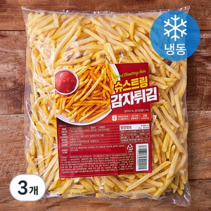 슈스트링 감자튀김 (냉동), 2kg, 3개