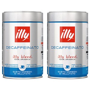 일리 디카페인 그라운드 분쇄원두, 250g, 2개