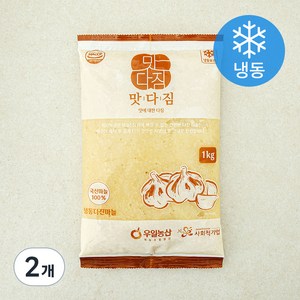 맛다짐 국내산 의성 다진마늘 (냉동), 1kg, 2개