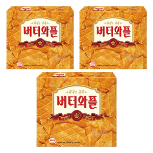 크라운 버터와플, 316g, 3개