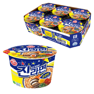 오뚜기 진라면 순한맛 용기 110g, 6개