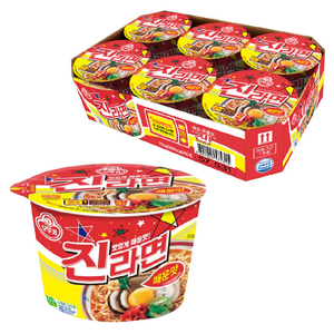 오뚜기 진라면 매운맛 용기 110 g, 6개