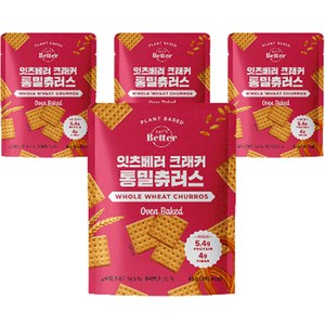 잇츠베러 크래커 통밀츄러스, 45g, 4개