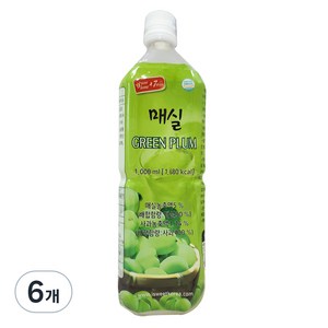 스위트코리아 매실 액상, 1L, 6개