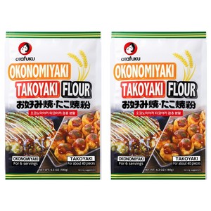 오타후쿠 오코노미야끼 타코야끼 겸용 분말, 180g, 2개