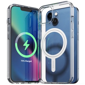 신지모루 2배 자력 M 에어클로 마그네틱 맥세이프 호환 투명 휴대폰 케이스