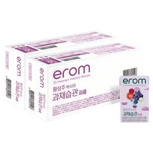 이롬 황성주 과채습관 퍼플, 140ml, 48개