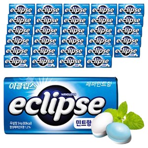 이클립스 페퍼민트향 캔디, 34g, 30개