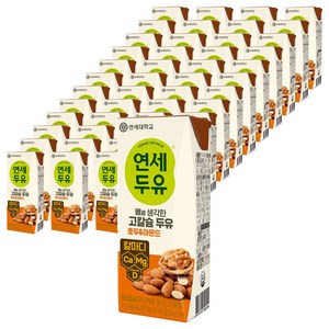 연세두유 뼈를 생각한 고칼슘 호두 & 아몬드, 190ml, 48개