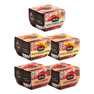 떠먹는 아넬라 지중해 과일퓨레 5팩, 혼합맛(사과,바나나..., 1kg, 1세트