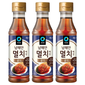 청정원 멸치 액젓 골드, 500g, 3개