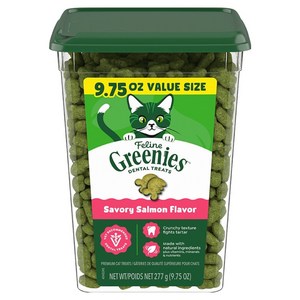 그리니즈 고양이 필라인 스낵, 연어맛, 277g, 1개