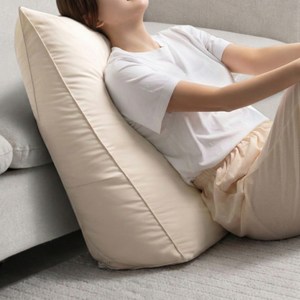 프랑떼 목까지 받쳐주는 빵빵한 방수 호텔식 롱슬림 삼각 등받이 쿠션