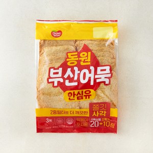 동원에프앤비 추억의 부산어묵 쫄깃사각 30장, 990g, 1개