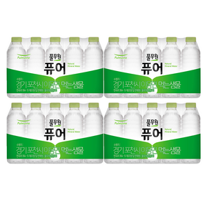 풀무원 퓨어 무라벨 생수, 330ml, 80개