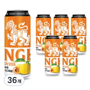 싱하 유자레몬소다 탄산음료, 330ml, 36개