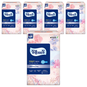 잘풀리는집 천연펄프 미용티슈 2겹, 280매입, 15개