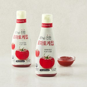 사랑과정성 더 진한 토마토케찹, 300g, 2개