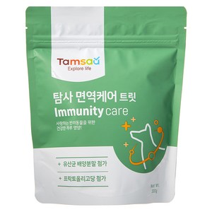 탐사 강아지 영양제 뉴트리션 트릿 면역케어 300g, 1개