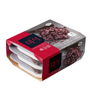 The미식 흑미밥, 180g, 3개