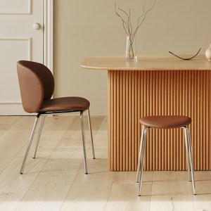 메종드꼼마 스칸딕 체어 식탁의자, 시나몬브라운, 2개