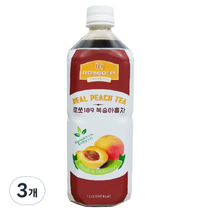 파낙스 로쏘 189 복숭아 홍차 음료베이스, 1L, 3개