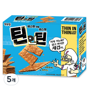 하늘처럼 틴인틴 비스켓, 89g, 5개