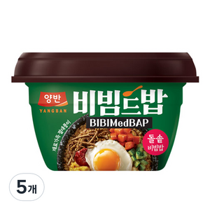 동원 양반 비빔드밥 돌솥비빔밥 컵, 271.5g, 5개