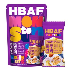 바프 먼투썬 하루견과 퍼플 믹스넛, 200g, 1개