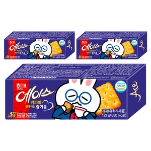 해태제과 에이스 과자, 121g, 3개