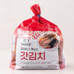 종가 갓김치, 1kg, 1개