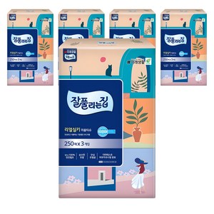 잘풀리는집 천연펄프 미용티슈 2겹, 250매입, 15개