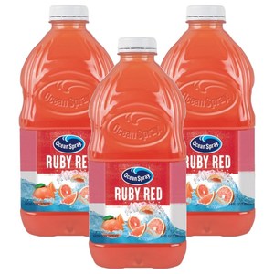 오션스프레이 루비 레드 자몽 드링크, 1.89L, 3개