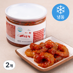 초록햇살 깐 양념새우장 (냉동), 500g, 2개