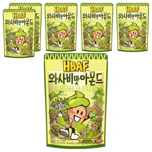 바프 와사비맛 아몬드, 120g, 6개