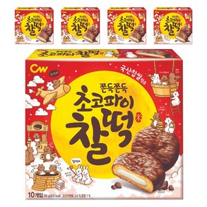 청우식품 초코파이찰떡 10p, 215g, 5개