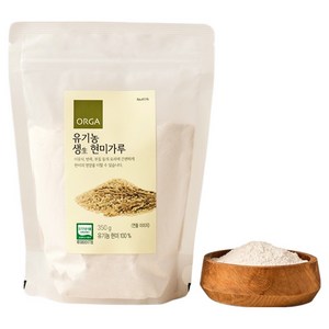 올가홀푸드 유기농 생현미가루, 350g, 1개