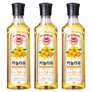 해표 카놀라유, 500ml, 3개