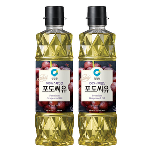 청정원 포도씨유, 900ml, 2개