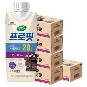 셀렉스 프로핏 모카 초콜릿, 250ml, 90개