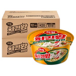 하림 치킨왕라면 컵 102g, 24개