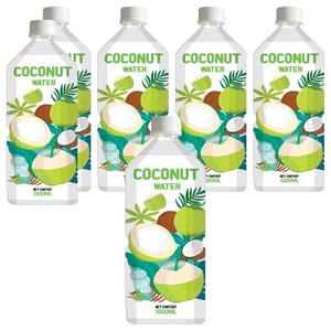RFC 코코넛 워터, 1L, 6개