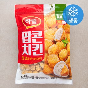 하림 팝콘치킨 (냉동), 1200g, 1개