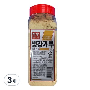 담울 생강가루, 400g, 3개