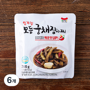 일가집 모듬 궁채장아찌, 300g, 6개