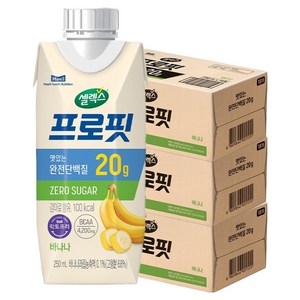 셀렉스 프로핏 바나나, 250ml, 54개